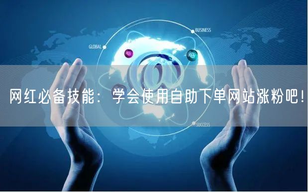 网红必备技能：学会使用自助下单网站涨粉吧！